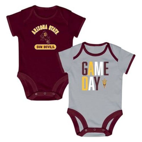 NCAA Arizona State Sun Devils Newborn 2pk Bodysuit - 3-6M