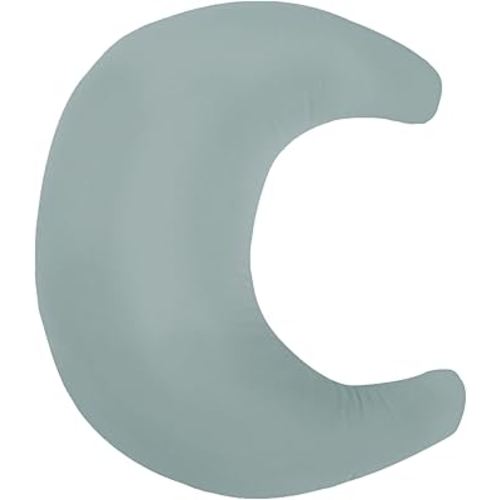 snuggle me Organic Nursing Pillow (New 2025 Design) | Bottle & Breastfeeding Pillow with Organic Cotton Cover & Fiberfill, Machine Washable Feeding Pillow, Newborn Essentials Must Haves (Slate) - v2