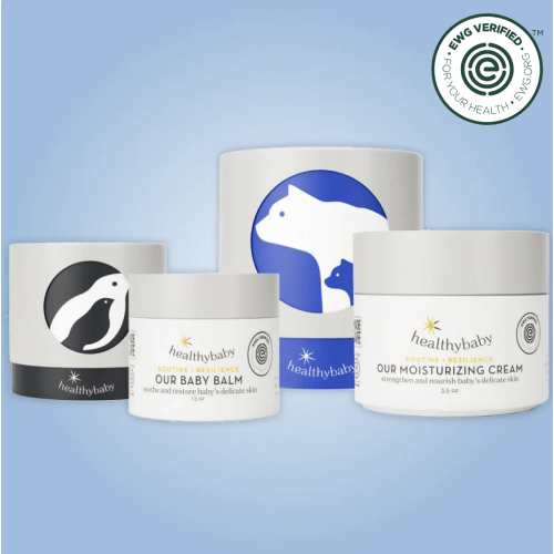 HealthyBaby Moisturizing Cream and Baby Balm Duo