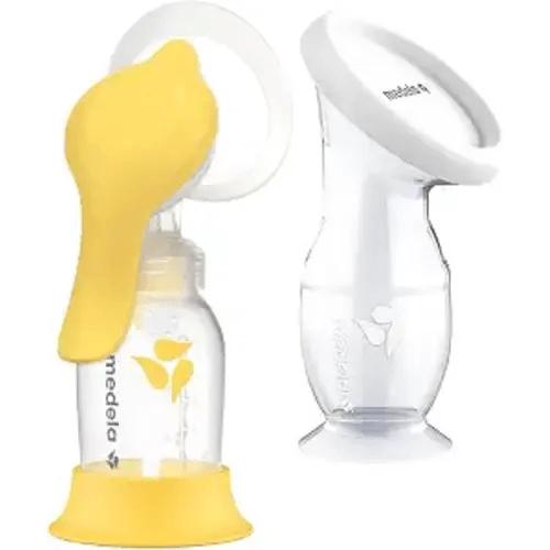 Medela Harmony Manual Breast Pump & Silicone Milk Collector Set, On-the-Go