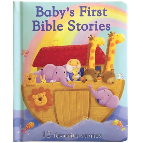 Baby's First Bible Stories Padded Board Book - Gift for Easter, Christmas, Communions, Newborns, Birthdays, Beginner Bible