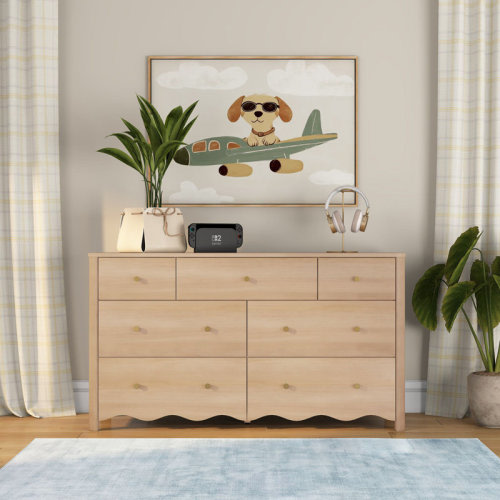 Viv + Rae™ Sutton 7 Drawer Dresser, Pecan | Wayfair