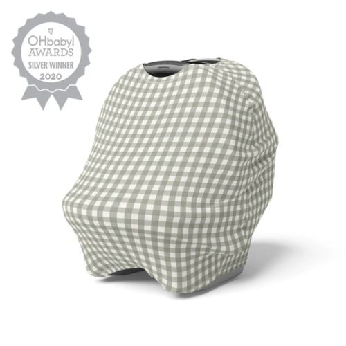 5 in 1 Multi-Use Cover | sage gingham | Baby Capsule Cover