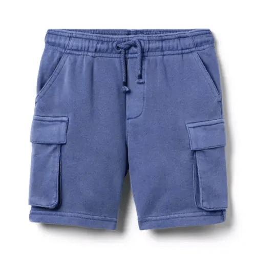 Boy Rainy Blue The French Terry Cargo Short by Janie and Jack