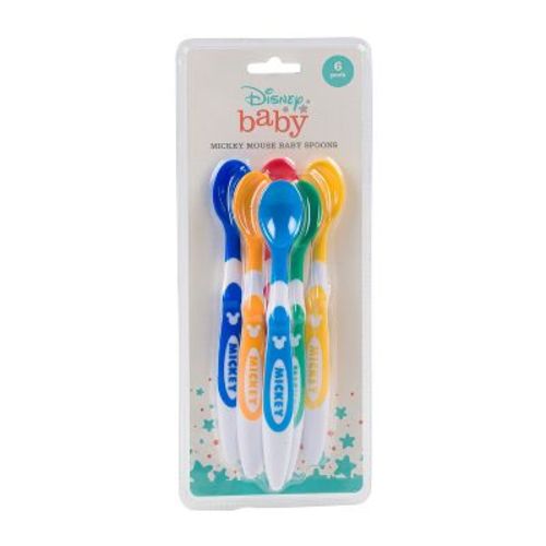 Disney Baby 6-Pack Mickey Mouse Multicolor Spoon Set