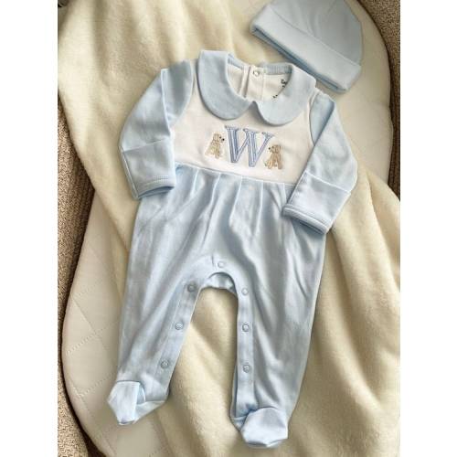 Coming Home Outfit, Embroidered Footie With Hat, Personalized Monogram, Monogrammed Footie, Cute Baby Shower Gift for Newborn Boy - Etsy