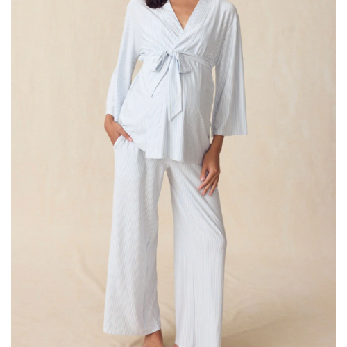 LAKE | Women | DreamModal® Pajamas | Fog Maternity Kimono Bundle