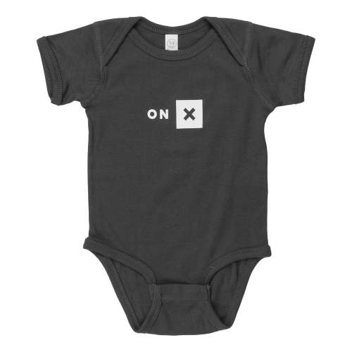 onX Know Where You Crawl Onesie | Grey