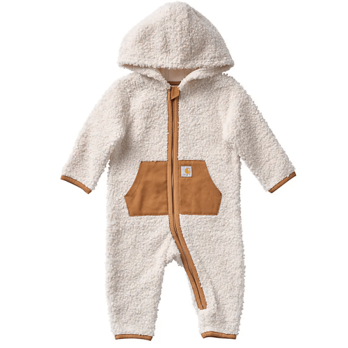Kids' Long Sleeve Zip-Front Sherpa Coverall (Baby) | Carhartt