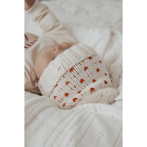 Luna + Luca Little Love Pom Beanie