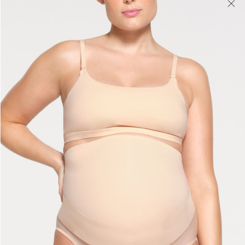 FITS EVERYBODY MATERNITY PUMPING SCOOP BRALETTE | SAND