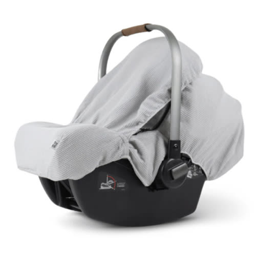Gliz Design | Summer Waffle Car Seat Cover - Grey