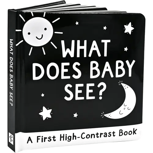 What Does Baby See? A High-Contrast Board Book (Padded Cover)