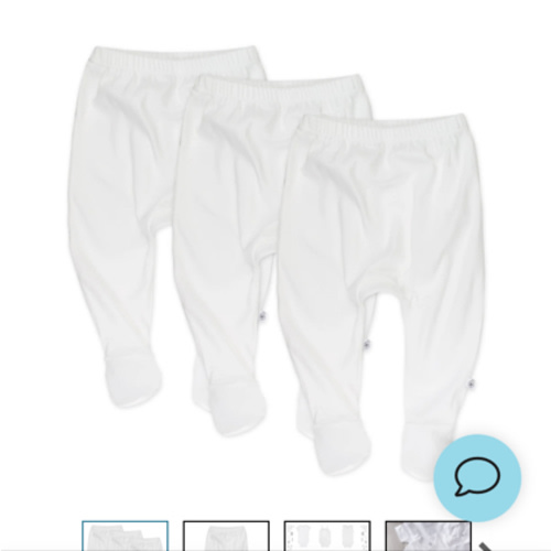 3-Pack Organic Cotton Footed Pants | Honest Baby Clothing