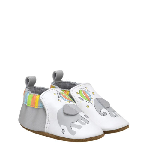 Little One Soft Soles in White – Robeez