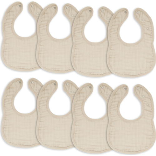 Muslin Bibs - Pack of 8