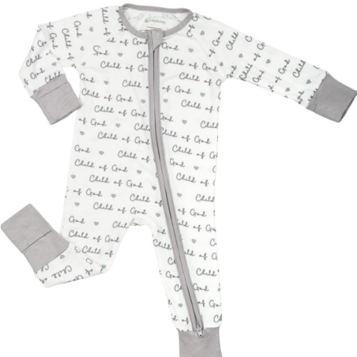 LollyBanks Baby Pajamas, 2-Way Zipper Romper, 95% Viscose Made from Bamboo and 5% Spandex, Baby Sleepers