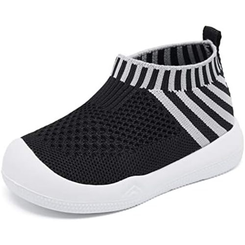 Engtoy Baby Shoes & Socks - Non-Slip Breathable Slippers with Soft Rubber Sole - Baby Boys & Girls Slip On Sneakers