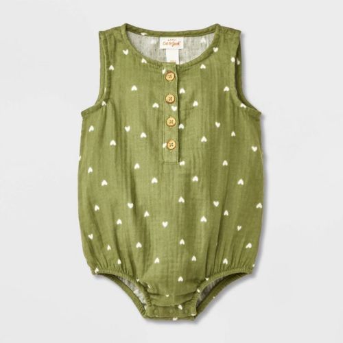 Baby Girls' Gauze Romper - Cat & Jack™
