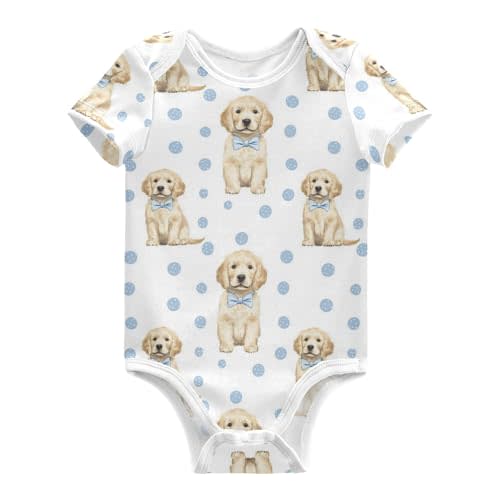 vvfelixl Dachshund Dog Baby Clothes for Boy Girl,Baby One-Piece Bodysuit for 0-24 Months,Short Sleeve