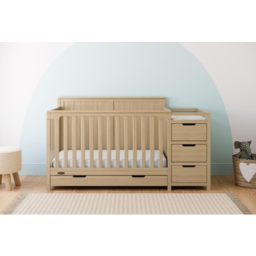 Graco Hadley 5-in-1 Convertible Crib and Changer With Storage Drawer