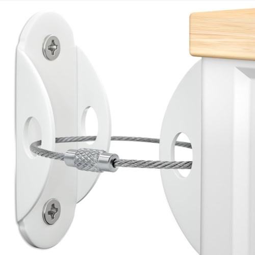 Booda Brand Furniture Anchors for Baby Proofing 10-Pack