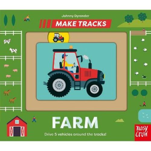 Make Tracks: Farm - (Board Book)