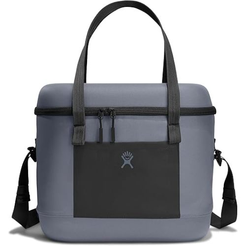 Hydro Flask Cooler Bag - Insulated Soft Lunch Bag - 12 L Capacity in Koala Gray and Black