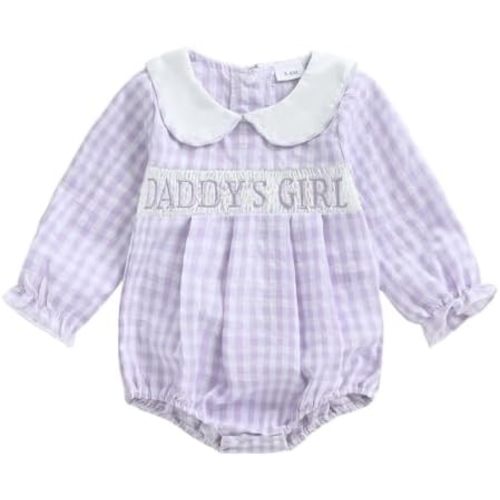Socutebabe Baby Girl 4th of July Outfit Newborn Fourth of July Bubble Romper Short Sleeve Smocked Onesie Cute Summer Clothes