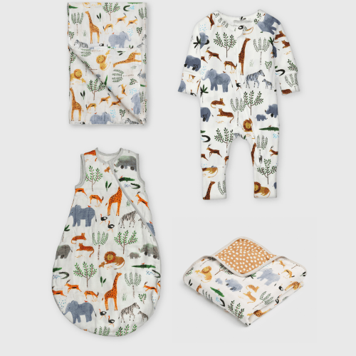Newborn Sleep Gift Bundle — Safari Jungle | Loulou Lollipop – LOULOU LOLLIPOP CA