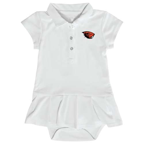 Infant Garb White Oregon State Beavers Caroline Bodysuit Dress