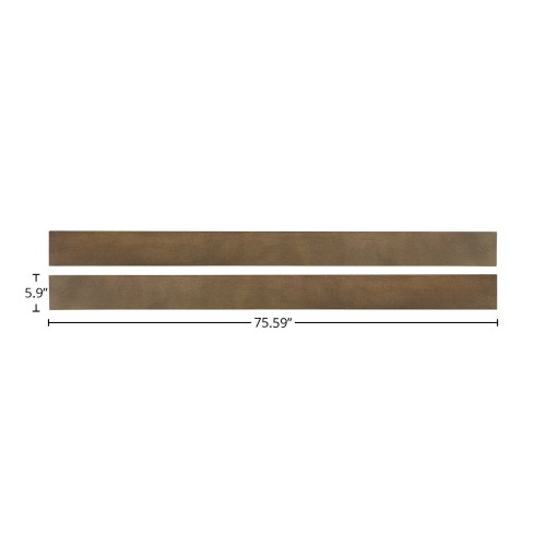 Westfield 76" Wide Bed Rails, Harvest Brown