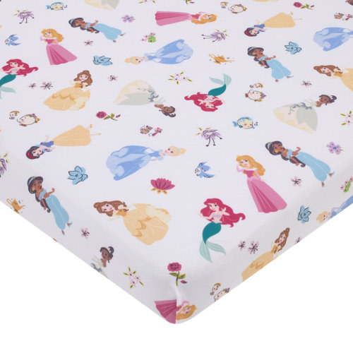 Disney Nojo Princess Fitted Crib Sheet | Wayfair