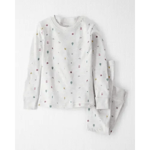 Toddler Girl Organic Cotton Pajamas in Nature Icon Print - Little Planet | Carter's
