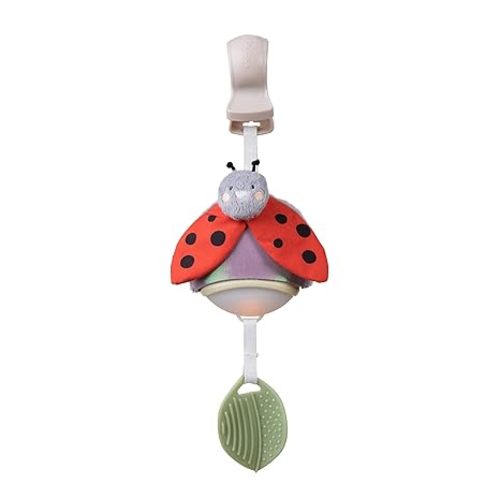 Taf Toys Music & Light Ladybug Take Along Toy, Portable Baby Sound Machine, Newborn Soother, Infant Musical Mobile, Perfect for Tummy Time and Brain Development, Suitable for 0-6 Months
