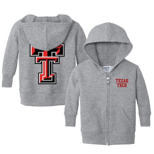 Texas Tech Red Raiders Chad & Jake Infant Primary Logo Full-Zip Hoodie - Heather Gray