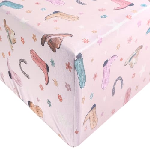Premium Fitted Knit Crib Sheet/Toddler Sheet Cheyenne by Copper Pearl