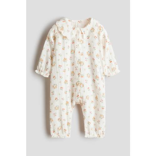 COTTON MUSLIN ROMPER SUIT