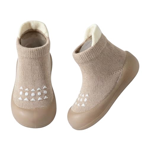 Baby Sock Shoes Toddler Walking Shoes Infant Slippers | Soft Rubber Sole,Non-Slip,Breathable,Baby Boys Girls Sneakers