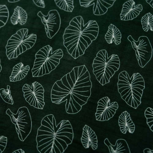 Hawaiian Bamboo Swaddle — Kalo Print | The Keiki Dept