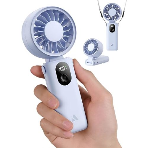 Aecooly Mighty Portable Handheld Fan | 20H Max Cooling | 3 Flexible Modes