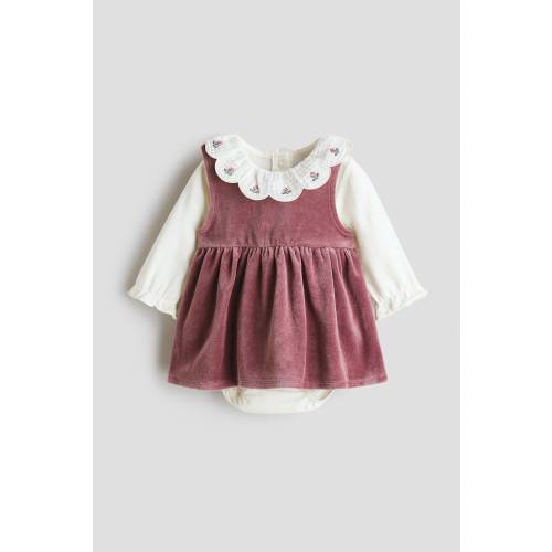 2-PIECE DRESS AND BODYSUIT COTTON SET