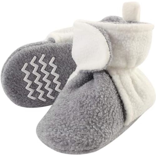 Hudson Baby Unisex-Child Cozy Fleece Booties Winter Accessory Set