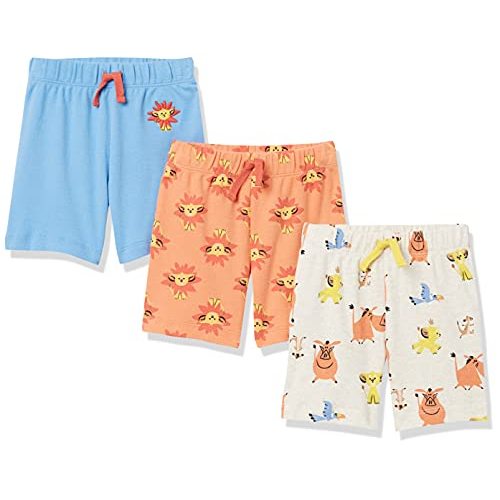 Amazon Essentials Disney | Marvel | Star Wars Unisex Baby Shorts, Multipacks