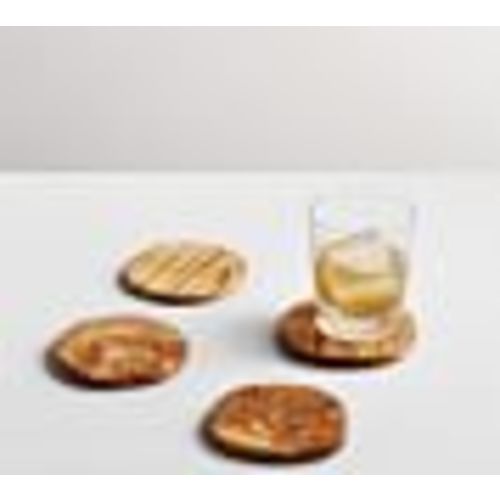 Olive Wood Coasters, Set of 4