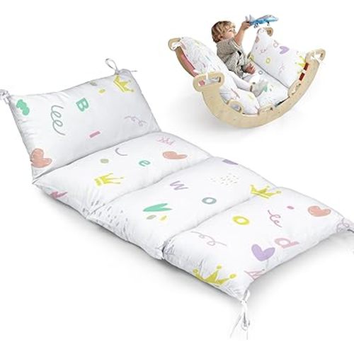 BlueWood Cushion for Climbing Arch, Montessori Philosophy Soft and Non-Slip Pillow for Kids, Pikler Cushion for Reading, Playing, Games, Parties (Crown Style)