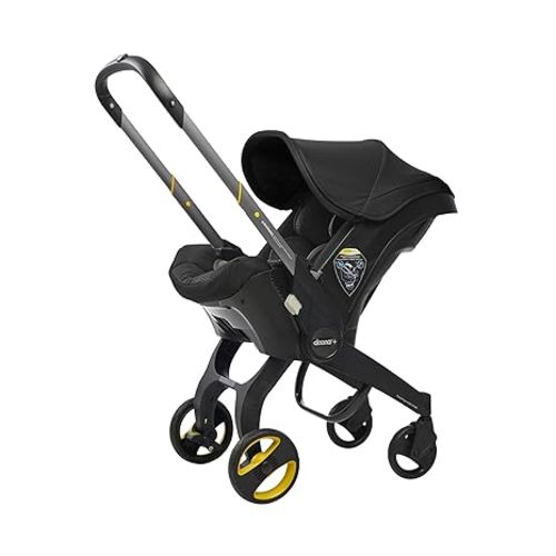 Doona Car Seat & Stroller, Nitro Black - All-in-One Travel System