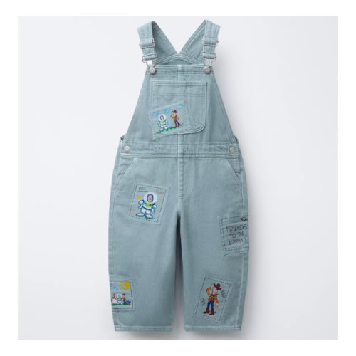 TOY STORY © DISNEY PIXAR PATCHED TWILL OVERALLS - Light blue | ZARA United States