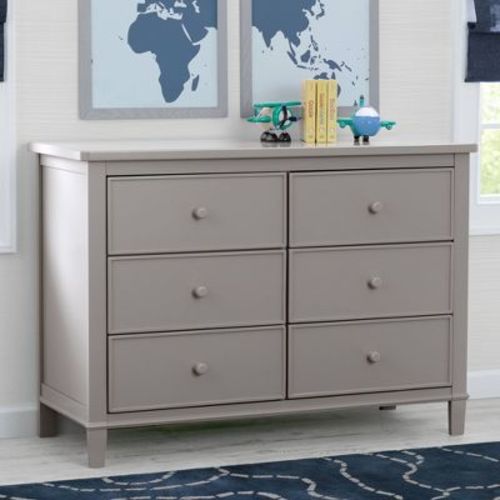 Delta Children Haven 6 Drawer Dresser with Interlocking Drawers