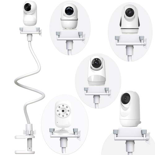 Baby Camera Monitor Mount Flexible Holder Stand Compatible with Momcozy,HelloBaby HB6550/HB65/HB66/HB6560/iFamily,Blemil,GoodBaby,OKAIDI,ANMEATE, Infant Optics Cameras and 1/4"